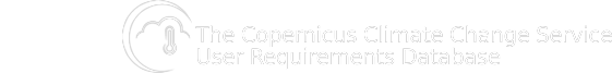Copernicus Climate Change Service User Requirement Database